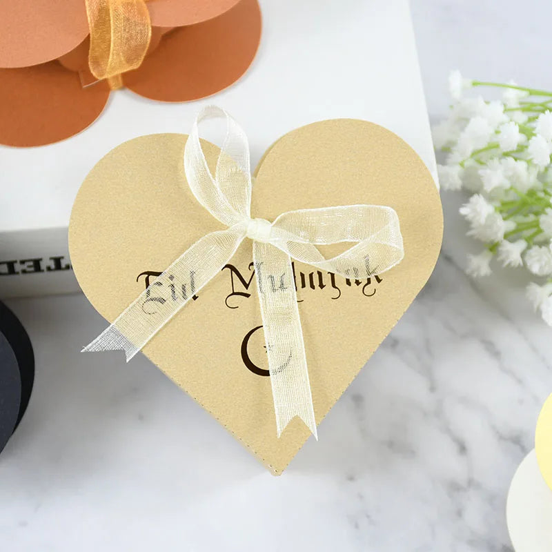 10pcs Eid Mubarak Candy Box Ramadan Kareem Favors Gift Packaging Bags Decor Home Islamic Muslim Event Party Eid Al-Fitr Decor 7