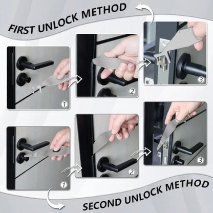 Mini Portable Compact Pry Bar Leverage Lock Picking Fire Tool Pry Bar Hand Tool Multi-Purpose Reusable Firefighter Tools