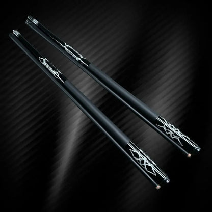 Professional Carbon Fiber Glass Composite Billiards Cue 13mm Tip Angry Pool Cue Stick for Pro Level Player