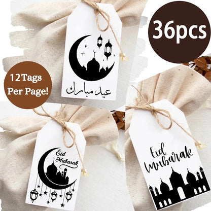 4pcs Bismillah Napkin Rings Eid Mubarak Muslim Islamic Ramadan Kareem Suhoor Iftar Dinner Table Decoration Housewarming Gift