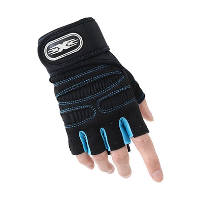 Gym Gloves Fitness Heavyweight Training Gloves Men Women Body Building Half Finger Non-Slip Gloves Wrist Weightlifting Sports