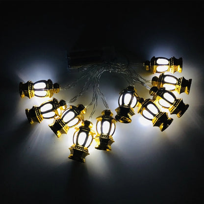 Ramadan Decorations Moon Star Led Light Eid Mubarak String Lights for Home Islam Muslim Hajj Kareem Eid Al Adha Lantern Decor