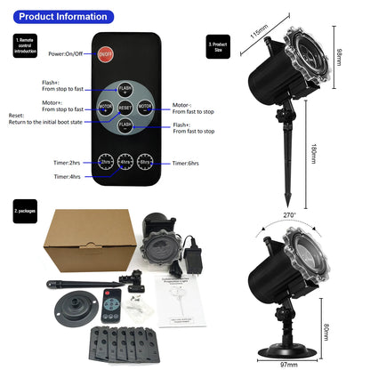 Ramadan Eid Mubarak Projector Lights Holiday Decor Projecteur Islam Muslim Eid Decor Ramadan Sale Eid Mubarak Projector Light