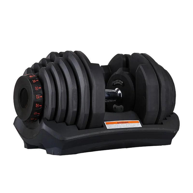 Dumbbell and Stand Dumbbell Set, Weight Adjustable, Solid Weightlifting, Commercial Gym, Household, Multiple Options, 40kg, 90lb