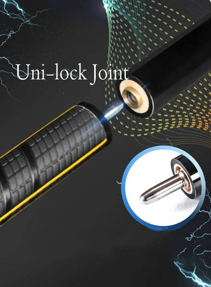 2 in 1 PREOAIDR 58" Jump Break Kick-Off Punch Black Technology Billiard Pool Cue Stick 13mm