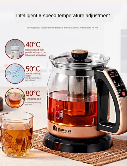 Home Appliance Automatic Kettle Health Care Thick Glass Teapot Electric Teapot Insulation Tea Maker Water Boiling Cooker