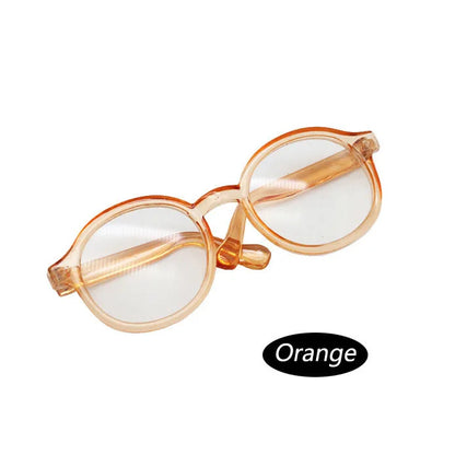 6.5cm 9cm Transparent Plastic Glasses for 1/8 1/6 1/3 1/4 BJD for Labubu MSD SD Plush for EXO Doll Sunglasses