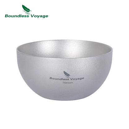 Boundless Voyage Tea Pot Cup Chinese Titanium Kung Fu Tea Set Camping Portable Ultralight Landscape Painting Tea Tray and Kettle