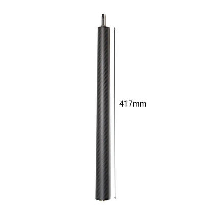 Factory Direct Customized 1pc Butt of Break-Jump Cue the First Part 3K Carbon Fiber Snooker 3/4 Split Cue Black Pool Cue Butt