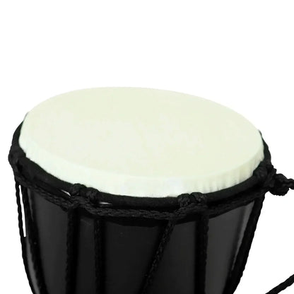 4 in African Drum Djembe Drum Professional Hand Drum Handmade Traditional Art Patterns African Musical Instrument for Children