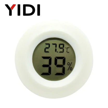 Mini Digital LCD Thermometer Hygrometer Gauge Freezer Tester Temperature Sensor Humidity Meter Detector Monitor Indoor Pet Car