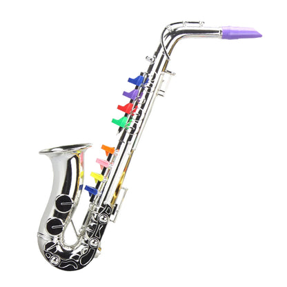 Toy Saxophone Kids Musical Instruments Wind and Brass Musical Instruments Teaching Songs for Toddlers for Kids Safety Tested BPA