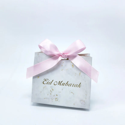 Eid Mubarak Gift Box Bag  Candy Cookie Box Eid Mubarak Decoration Set 2023 Muslim Lslamic Party Favor Supplies