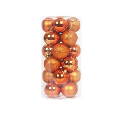24/36pcs Christmas Ball Christmas Tree Ornament Home Christmas Hanging Pendant New Year Party Decoration Gift Navidad