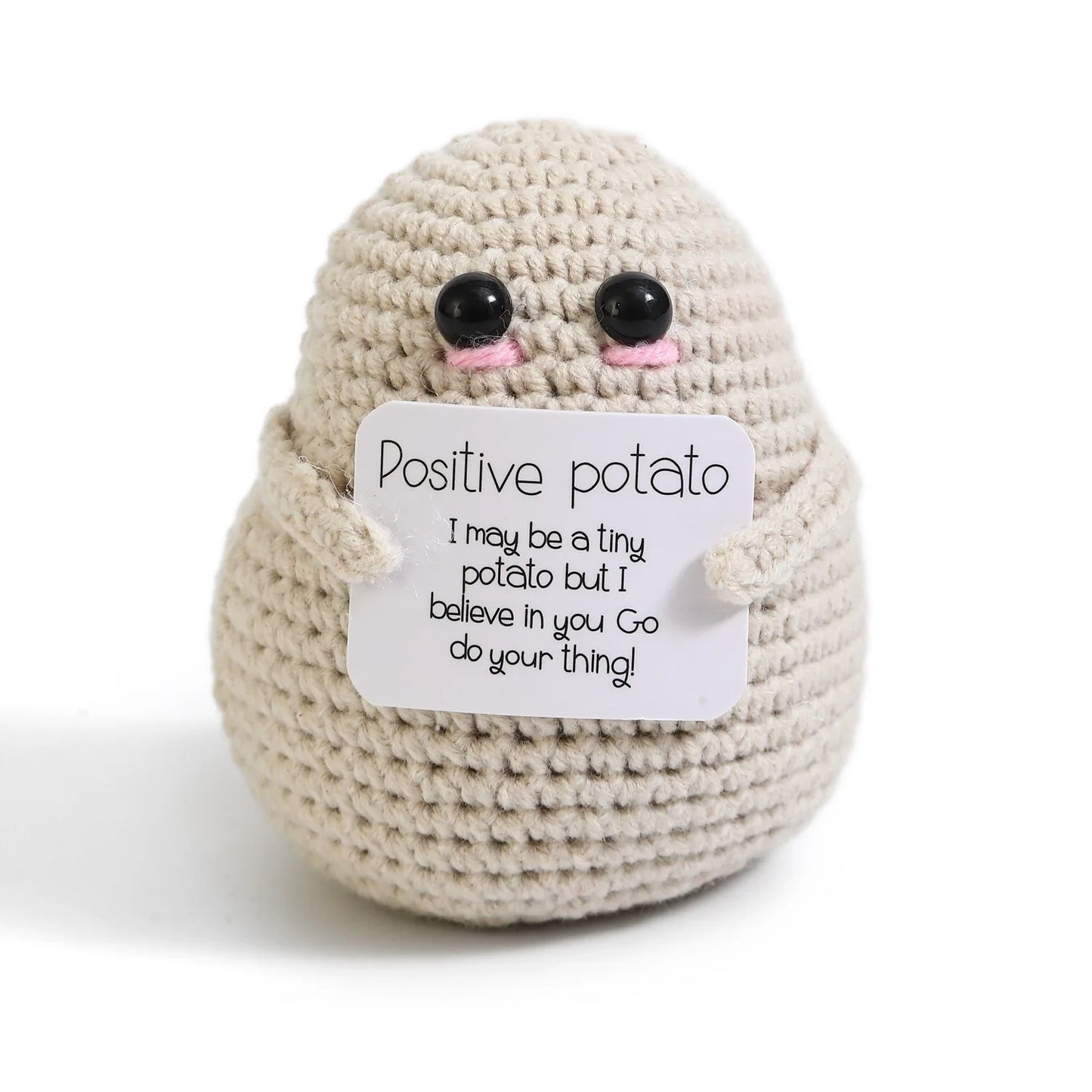 Pure Hand-Woven Positive Energy Lovely Potato Doll New Product Handmade Potato Home Room Decoration Christmas Gift