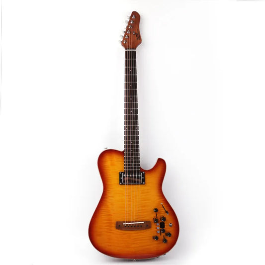 New Design Silent Electric Acoustic Guitar Portable Travel Built in Effect Electricas Electro Electrique Guitare Guiter Guitarra