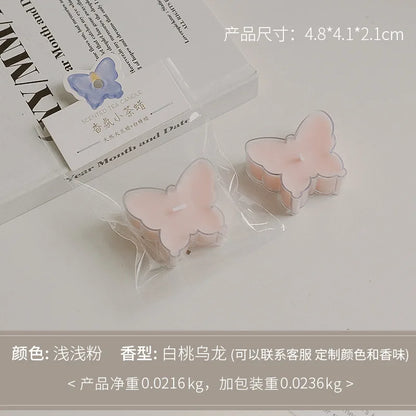 1pc Butterfly Christmas Tree Shape Scented Candles Home Fragrance Candle Aromatherapy Candles for Photo Prop Birthday Home Decor