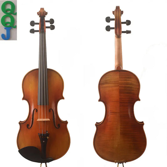 A Guarnieri 'Del Gesu' 1743 "The Cannon"Copy Violin !Strong Deep Professional Tone. Free Case, Bow and Shouldrest
