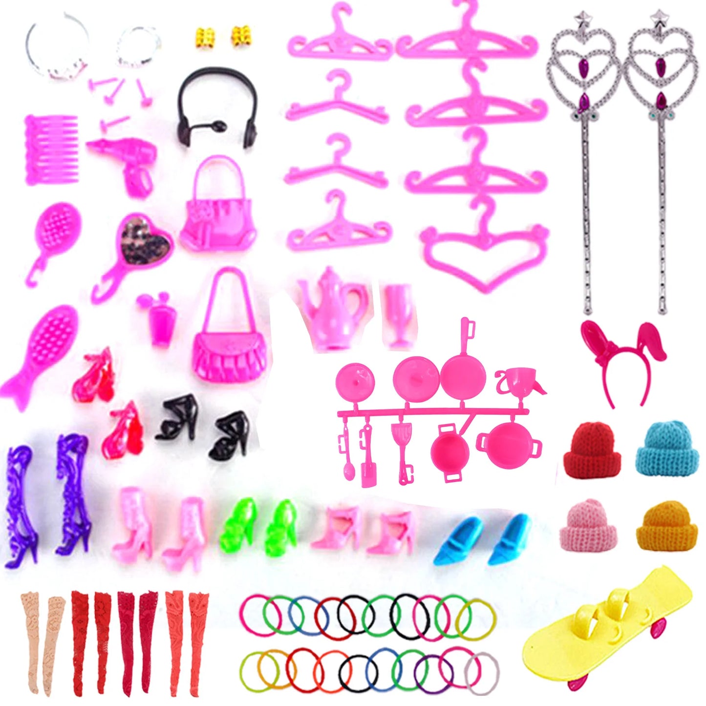 Mini Furniture for Barbiees Doll House Chair Shoe Skate Clothes for Barbies Doll Accessories Kelly 1:12 Doll DIY Toys for Girls