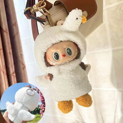 For 17cm Labubu Out Fit Clothes Time to Chill Doll Clothes for Labubu II Doll Cute Clothes