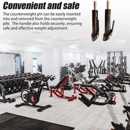 Universal Gym Accessories Gym Pin Anti-Rust Security Lock Weight Stack Pin Fitness Equipment Drop Set Pins Gym