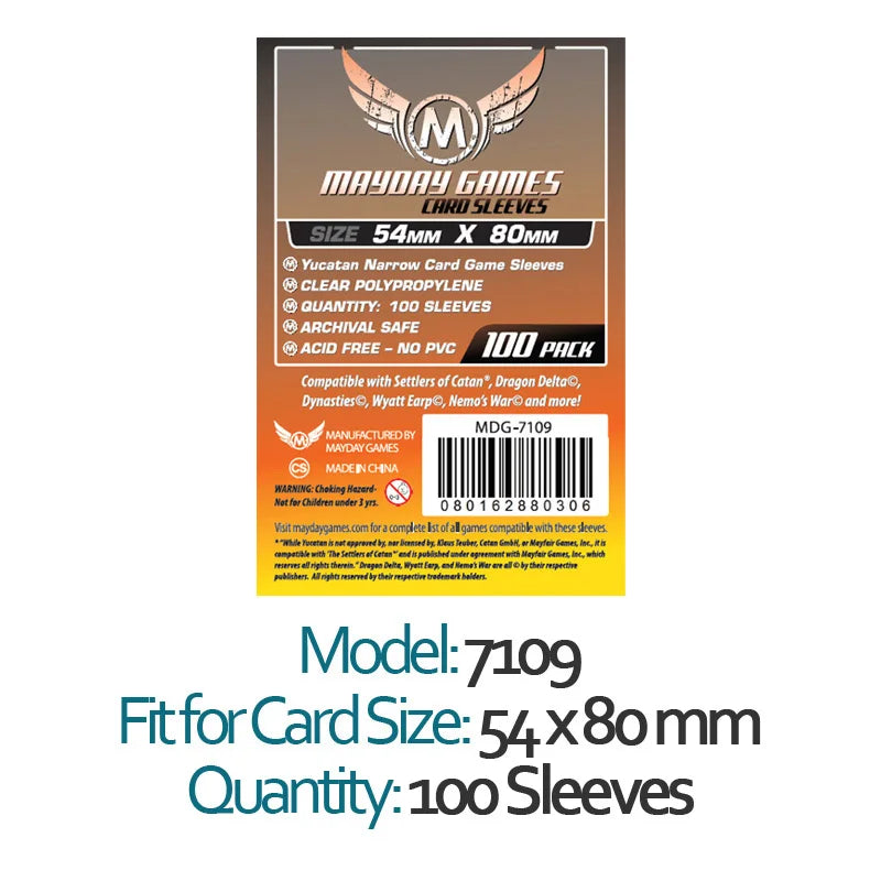 100 Sleeves MAYDAY Card Game Sleeve Protector Board Game Protective Sleeve MUNCHKIN MTG 41 45 56 59 63 68 87 88 92
