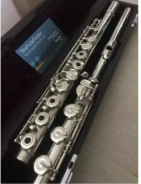 MURAMATSU Flute-B Foot E-Gorgeous Performance Musical Instrument Copper-L Silver Plated Flute