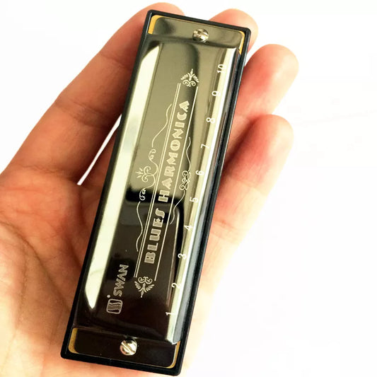 10-Holes Harmonica for Children, Harmonica With 10 Holes, Harmonica, C-Key Mouth, Musical Instrument, for Music
