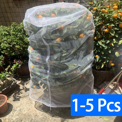 1-5Pcs Garden Plant Tree Fruit Cover Bug Net Barrier Bag Vegetable Protection Garden Barrier Cover Bag Garden Supplies Tools