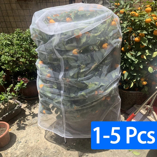 1-5Pcs Garden Plant Tree Fruit Cover Bug Net Barrier Bag Vegetable Protection Garden Barrier Cover Bag Garden Supplies Tools