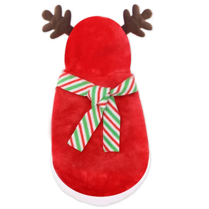 Christmas Dog Clothes Winter Warm Pet Cat Dog Jacket Coat Puppy Clothing Hoodies for Small Dogs Puppy Pug Pet Christmas Supplies