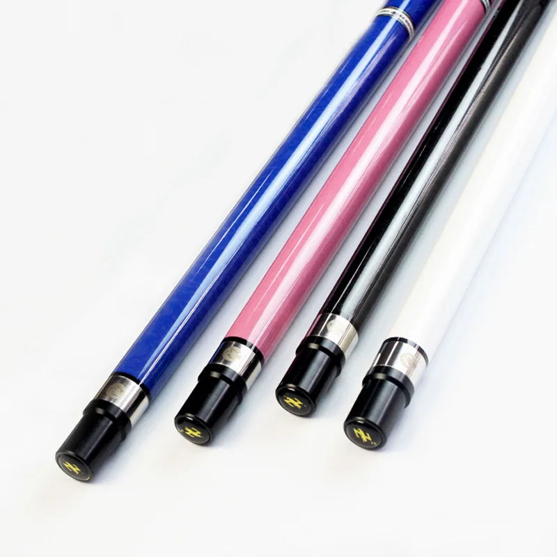 2018 New Design EX Pool Cues 13mm Tips Black/White/Pink/Blue Colors Stick Center Joint Billiard Cue Sticks