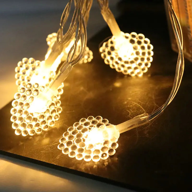 Eid Mubarak Moon Star LED Light String Eid Islamic Muslim Party Supplies Kareem Ramadan Decoration for Home Eid Al-Fitr Ornament