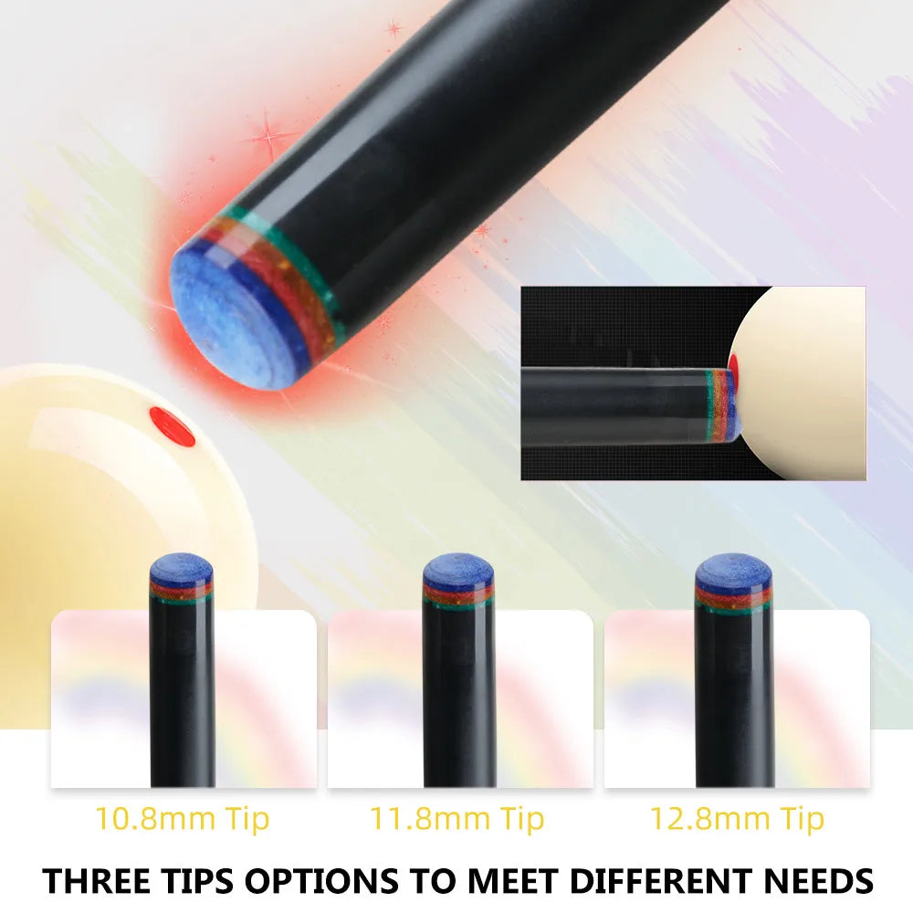 PREOAIDR Xingbao Billiard Carbon Pool Cue Stick Kit Uni-Loc Joint 147cm Silicone Wrap Professional Billiard Cues