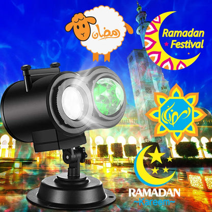 Eid Mubarak  Ramadan Projector Lights Islam Muslim Eid Decor Ramadan Sale Eid Mubarak Projector Light