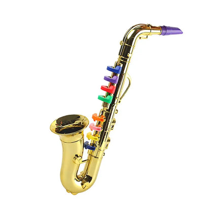 Toy Saxophone Kids Musical Instruments Wind and Brass Musical Instruments Teaching Songs for Toddlers for Kids Safety Tested BPA