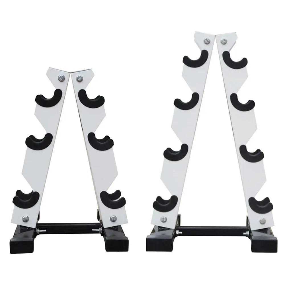 Strong and Sturdy A-Frame Dumbbell Rack Dumbbell Storage Stand for Home Gym Daily Workout