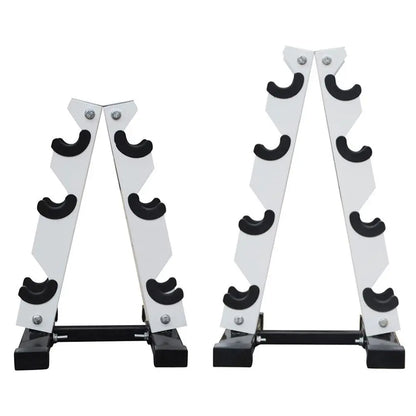 Strong and Sturdy A-Frame Dumbbell Rack Dumbbell Storage Stand for Home Gym Daily Workout