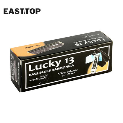 EASTTOP LUCKY 13 Dominished Harmonica Musical Instruments 13 Holes C Key Harmonica for Beginners