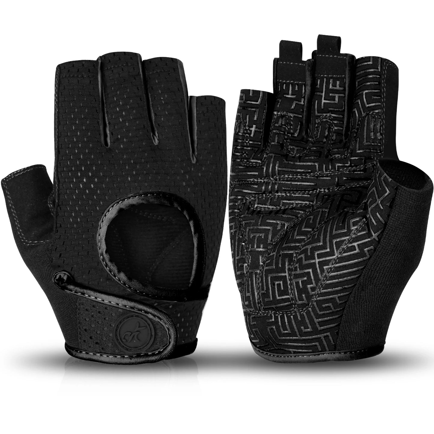 MOREOK Gym Gloves Beathable Full Palm Protect Fitness Training Workout Gloves Anti-Slip Weight Lifting Gloves Exercise Glove Men