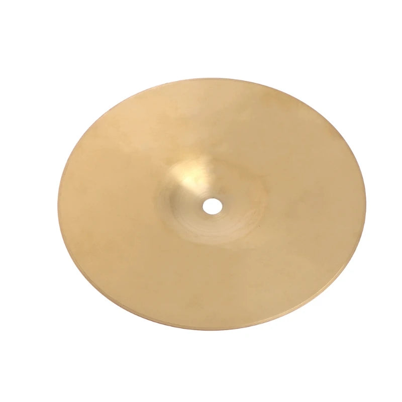 8/10/12Inch Brass Cymbals Percussion Drum Alloy Crash Cymbal Drum Instrument Cymbals for Drums Players Beginners