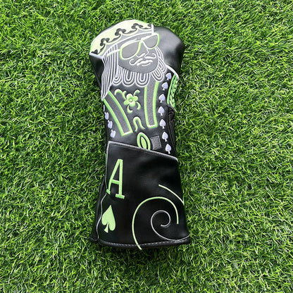 Kings and Queens and Knights Golf Club Wood Headcovers Driver Fairway Woods Hybrid Cover Photographing in Kind Fast Delivery