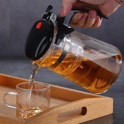 Heat Resistant Glass Teapot With Infuser Filter Chinese Kung Fu Puer Oolong Tea Teapot 500ml-900ml  Tea Pot Water Kettle