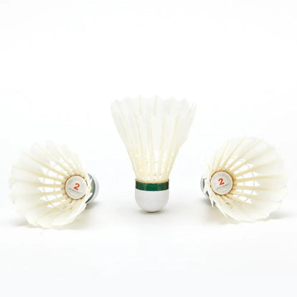 12Pcs Kawasaki Tournament Shuttlecock White Goose Feather Professional  Badminton Ball Durable Speed 76 77