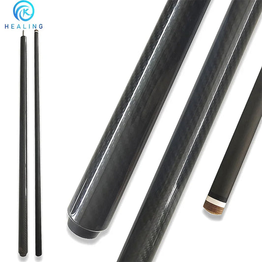 Customize 100% Carbon Fiber Pool Cue Billiard Cue Sticks Tip From 9.5mm/12.4mm/13.9mm, Length Weight From 18oz, 19oz, 20oz, 21oz