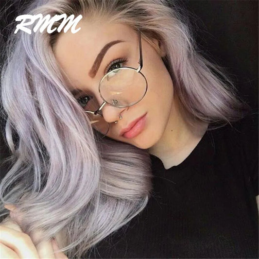 2019 New Fashion Simple Unisex Round Plain Glasses for Men Women Metal Frame Glasses for Wedding Party