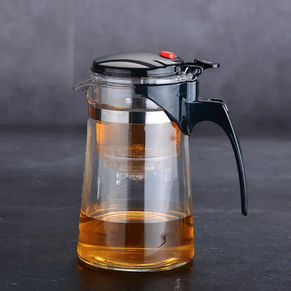 Heat Resistant Glass Teapot With Infuser Filter Chinese Kung Fu Puer Oolong Tea Teapot 500ml-900ml  Tea Pot Water Kettle