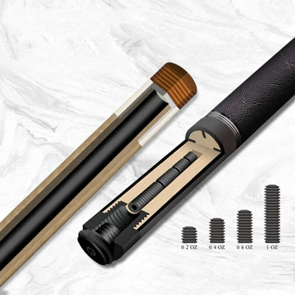 CUE-X 58" Galaxy Carbon Fiber Inside Maple Shaft Billiard Pool Cue Stick 12.5mm