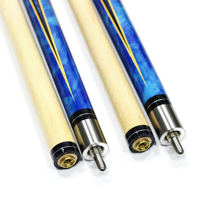 3-Pc 2 in 1 Multi Functions Jump Break Maple Shaft Snooker Wooden Billiard Cue Pool Que Stick