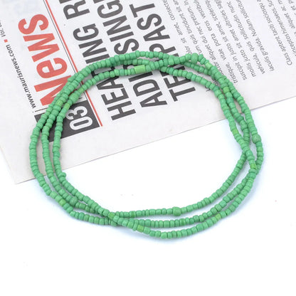 2022 Bohemia Double Layer Beads Belt Body Chain Women Summer Sexy Bikini Beach Waist Chain Charms Vintage Dress Waistband Belts